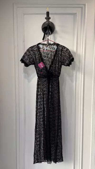 لباس خواب ماکسی بلند طرح CK سی کی